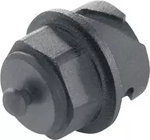 TELEGÄRTNER H80030A0000 RJ45 apsauginis dangtelis, juodas plastikas, apsauga nuo dulkių nenaudojamiems tinklo prievadams