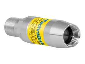 TechniSat USS1 koaksialinė viršįtampių apsauga F male į F female 75 Ohm sidabrinė geltona 0000/3122