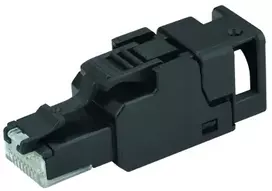 TELEGÄRTNER UFP8 Cat.6A lauko terminavimo RJ45 kištukas, T568B, AWG23-22, ekranuotas, be įrankių IDC J00026A3113