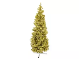 EUROPALMS FUTURA dirbtinė kalėdinė eglutė, auksinė-metališka, 210 cm 83500555