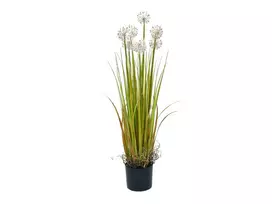 EUROPALMS Dirbtinė kiaulpienės gėlė, 107cm, balta 82600133
