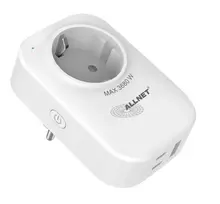 ALLNET ESP32 WiFi išmanusis kištukas su energijos stebėjimu ir 2x USB įkrovikliu ALL3079