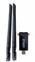 ALLNET Wireless AX 1800Mbit USB 3.0 WLAN Stick Dongle ALL-WA1800AX-EXT su išorinėmis antenomis