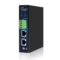 ALLNET Industrial PoE Splitter/Extractor IEEE 802.3bt Type 4, 90W, 5V/9V/12V/24V Selectable Output, Gigabit Ethernet, DIN Rail/Wall Mount (ALL-PSI104G-BT90-PD)