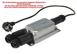 ALLNET lauko PoE injektorius IP67 IEEE 802.3bt 60W metaliniame korpuse ALL-PI2013Ov2BT60