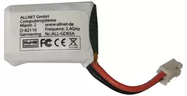 ALLNET Mini drono pakaitinė baterija 3.7V 220mAh Li-ion (HW851624P)