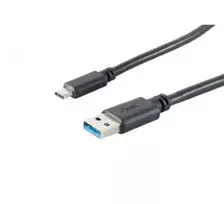 EXERTIS CONNECT USB 3.1 Type-C į USB 3.0 Type-A kabelis, 1,8 m, juodas 39910223