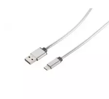 Exertis Connect 39910214 USB-C į USB-A laidas, 1 m, USB 3.2 Gen 1, sidabrinis