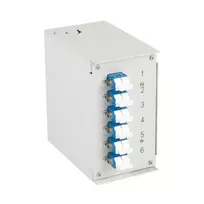 EFB Elektronik DIN bėgio skirstymo dėžė OS2 6x LC-Duplex jungtys be pigtailų (BHS60921.6)