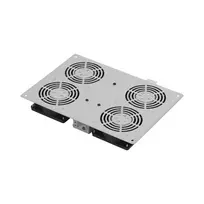EFB Elektronik PEL-LFD04ET.GR stogo ventiliatorių blokas 19 inch spintoms, 1080 m³/h, pilkas