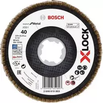 Bosch Expert for Inox X-LOCK pjovimo diskas, 125 x 1,0 mm, nerūdijančiam plienui, 1 vnt. 2608619803