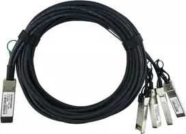 BlueLAN suderinamas H3C LSWM1QSTK4 pasyvus 40GBASE-CR4 QSFP+ į 4x10GBASE-CR SFP+ tiesioginio prijungimo breakout kabelis, 3m, AWG30 LSWM1QSTK4-BL