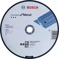 Bosch Standard for Metal 2608619769 pjovimo diskas 180 mm x 3 mm x 22,23 mm, aliuminio oksidas, 1 vnt.