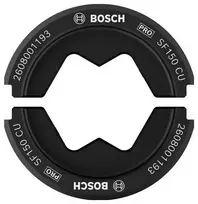 Bosch 2608001166 presavimo matrica vamzdiniams kabelių antgaliams ir jungtims, 150 mm², šešiakampio profilio