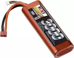 Reely LiPo akumuliatorius 7,4V 3000mAh 2S 20C Stick Hardcase T-Plug (RE-7863792)