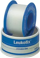SÖHNGEN 1009216 Leukofix fiksavimo pleistras 5 m x 2,5 cm baltas neaustinės medžiagos hipoalergeninis