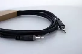 Cordial 14830 3,5 mm jack garso kabelis, 3 m, juodas, vytos poros, PVC
