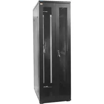 IT-BUDGET 42U 19 inch serverinė spinta komplektas 600x800mm perforuotos dvigubos durys 4 aktyvūs ventiliatoriai PDU lentynos išardoma juoda 90ITB19SRK4268DTS
