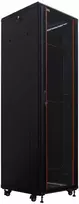 IT-BUDGET 19 inch Tinklo spintos SRK - 42U - 600x600 mm - Stiklo/Plieno durelės - Išardoma - Juoda (90ITB19SRK4266GSN)
