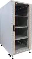 IT-BUDGET 19 inch Tinklo spintelė SRK pilnas komplektas 22U 600x800mm stiklinės priekinės durys šviesiai pilka 99ITB19SRK2268GGM