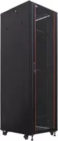 IT-BUDGET 19 inch tinklo spintelė SRK - 42U - 600x600 mm - stiklinės/vientisos durys - surinkta - juoda (99ITB19SRK4266GSNM)