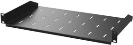 IT-BUDGET 19 inch fiksuota lentyna 250mm gylio 1U 15kg juoda 90ITB19FB250S