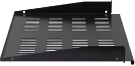 Rockstable RS19-FH18 19 inch 1U fiksuota lentyna, 400mm gylio, 25kg apkrovos, juoda