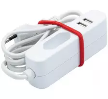 EXERTIS CONNECT maitinimo prailgintuvas su 2 USB prievadais, baltas, 1,5 m 808521