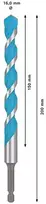 BOSCH EXPERT HEX-9 MultiConstruction grąžtų rinkinys, 5 dalių, volframo karbidas, šešiakampis kotas, 4-10 mm 2608902361