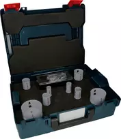 Bosch Progressor medienos ir metalo kiaurymių pjūklų rinkinys, 7 dalių, 20-114 mm skersmens, Power Change velenas, HSS bi-metalas, su dėklu 2608594431