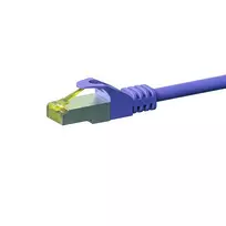 DSIT Cat.7 S/FTP PiMF RJ45 tinklo patch kabelis, violetinės spalvos, 1 m (DC-78-010)