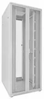 DSIT 42U 19 inch serverių spintos stelažas, perforuotos dvigubos priekinės ir galinės durelės, baltas, 800x1000x2000mm (DS8042DD-W)
