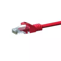 DSIT CAT 5e U/UTP tinklo kabelis, 0,25 m, raudonas, CCA, RJ45 DC-C55-002