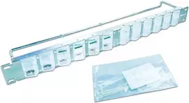 Wirewin High Quality 24-Port Keystone Module Blank Panel, 0° or 45° Angle Adjustable Keystone System (WKS PANEL 24 DYN ANG)