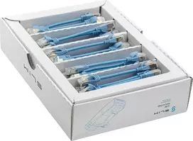 Wirewin SLIM-LS-K6A 0.1 BL 50 - Cat6A plonas Ethernet tinklo kabelis, 0,1m, U/FTP, mėlynas, 50 vnt. paketas