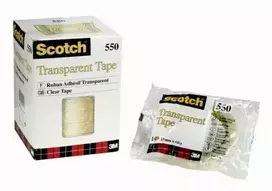 3M Scotch 550 permatoma lipni juosta 15 mm x 66 m, 10 rulonų (5501566)