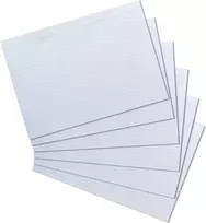 Herlitz kortelės su linijomis DIN A4, baltos, 170 g/m², be medienos, mėlynos linijos, dvipusės (10621282)