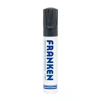 FRANKEN JumboMarker Whiteboard Marker, Chisel Tip 4-12 mm, Black, Refillable, Dry-Wipe, Low Odour, 1 Piece (Z1910 10)