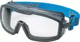 uvex i-guard+ viso regėjimo apsauginiai akiniai, skaidrus lęšis, antracito/mėlyni rėmeliai 9143267