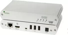 Icron EL5363 KVM prailgintuvas 4K30 HDMI USB 2.0 Cat5e/6/7 100m EU 00-00387