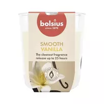 BOLSIUS True Scents vanilės kvapo žvakė stiklinėje, Ø80x73 mm