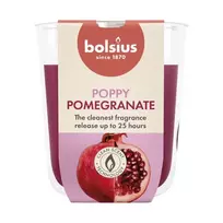 BOLSIUS True Scents kvapni žvakė stiklinėje granato kvapo Ø80x73mm