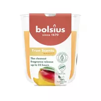 BOLSIUS True Scents Mango kvapni stiklinė žvakė Ø80x73mm