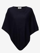 Davida Cashmere - Triangle Poncho - Pončas - Tamsiai mėlyna