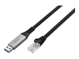 DIGITUS USB-A - RJ45 Ethernet cable, 1Gbit/s, 3m | Digitus