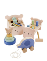 JaBaDaBaDo - Play & Learn Box Teddy - Žaislai motoriniams įgūdžiams - Marga / raštuota