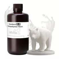 Fotopolimerinė derva ELEGOO Standard 2.0 LCD 3D spausdintuvams, balta, 1 kg