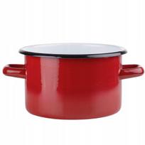Emaliuotas puodas 2l, raudonas, tradicinis