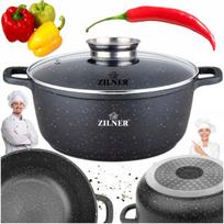 Marmurinis puodas su Aroma Knob dangčiu, 20cm, 2.3l