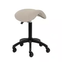 Kosmetologinė balno formos meistro kėdutė Gabbiano D032, smėlio spalvos